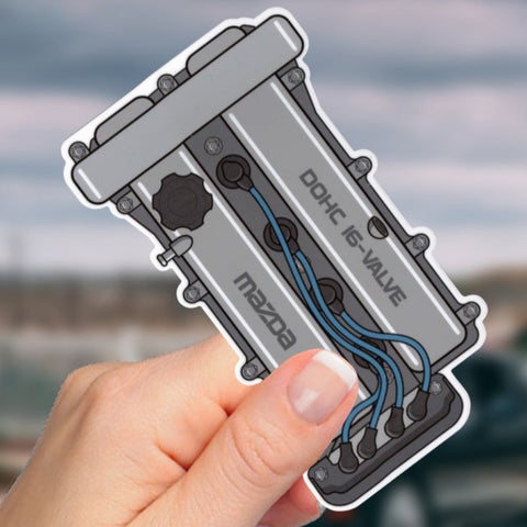 Engine Cam Cover Decal Sticker 3.5inch