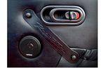 Door Pulls Real Leather "Roadster" Embossing - Jass Performance (NA 1989-1997)