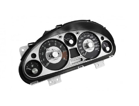 Instrument Cluster Bezel - Engraved Brushed Stainless Steel - Jass Performance  (NB 1998-2004)