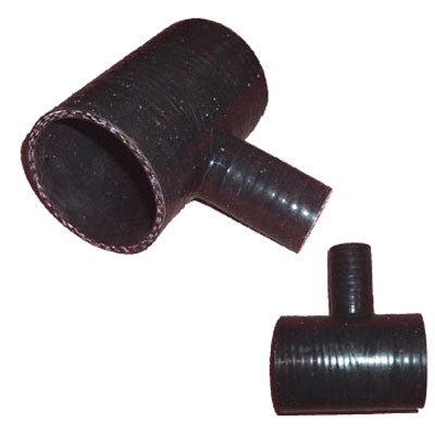 Silicone 2.5 Inch T to 1 inch , 25mm BOV TEE