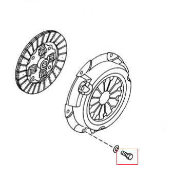 Clutch Pressure Plate Bolt - Genuine (NA/NB 1989-2004)