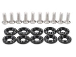 Addco Racing 10PC M6 CNC Billet Aluminum Bolt and Washer