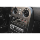 Heater Panel Cover (HVAC) Black Brushed Stainless Steel - Jass Performance (NA 1989-1997)