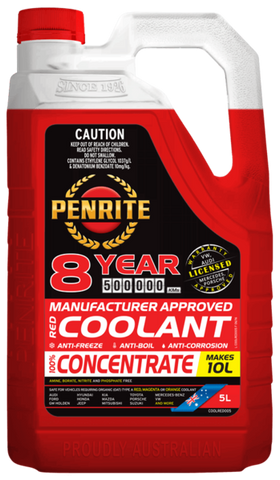Penrite '8 Year Coolant Concentrate' Red 2.5L