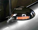 Chrome or Unpainted Door Mirror Covers With Integrated Indicators (NB 1998-2004)