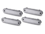 LED CLEAR Side Reflectors Front & Rear Set [2 X Pair] (NA/NB 1989-2004)