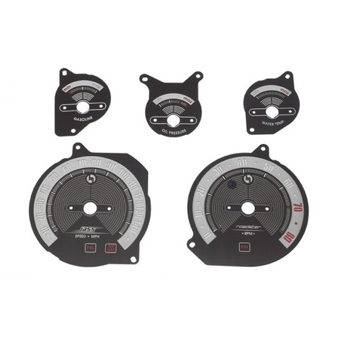 Classic Black Brushed Stainless Steel Gauge Faces - Jass Performance - (NB 1998-2004)