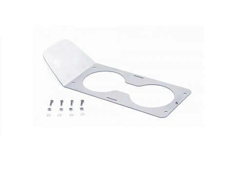 Brushed Stainless Steel Cupholder Blanking Electric Windows Plate - Jass Performance (NA 1989-1997)