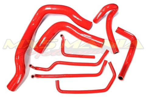 NB8A Hose Kit (Silicone) RED Full 8pc Set (NB8A 1998-2000)