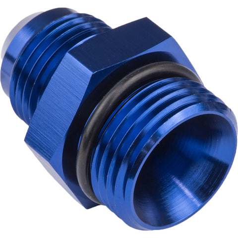 Proflow Fitting Straight Adaptor -10AN To -08AN O-Ring Port Blue