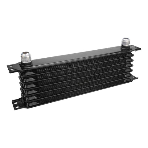 Proflow Oil Cooler - Black - 7 Row  - 340mm x 90mm x 50mm