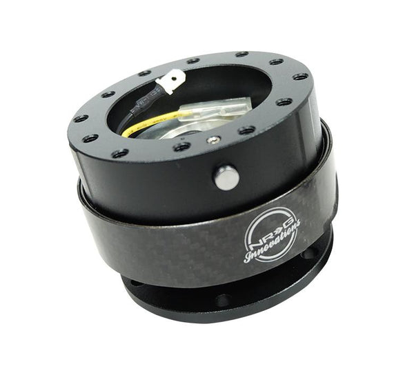 パーツ NRG Innovations We Are Likewise NRG Quick Release Gen 2.0 - Black Body / Carbon Fibre Ring – MX5 Mania