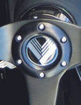 Steering Wheel Badge 'Eunos Logo' 40mm - Jass Performance (NA 1989-1997)