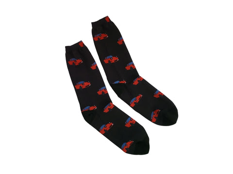 NA MX5 Socks (Pair) Black with Red NA