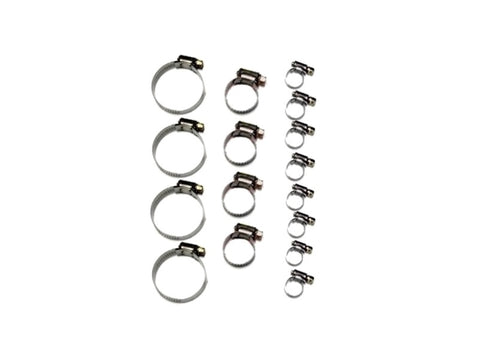 Hose Clamp Kit Solid Band 16 Piece (NB 1998-2004)