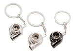 Key Ring - Turbo (Silver / Chrome / Black)
