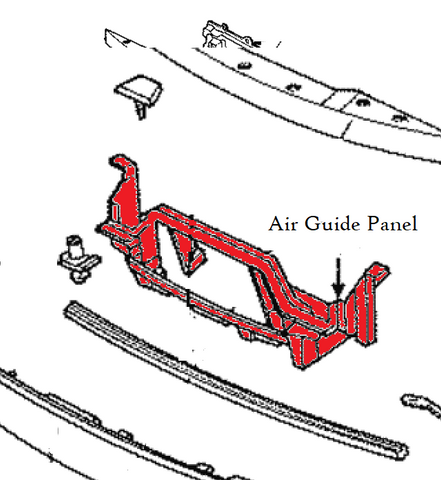 Genuine Mazda Air Guide Panel - (NA 1989-1997)