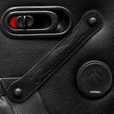 Door Pulls Real Leather "Roadster" Embossing Stitched Design- Jass Performance (NA 1989-1997)
