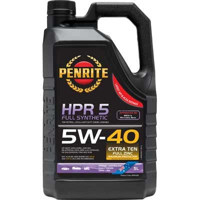 Penrite HPR5 5w40 Full Synthetic Oil (5L)