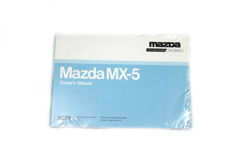 Genuine Mazda MX5 Owners Manual (NC1 06-08)