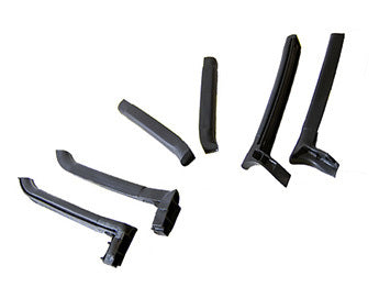 Soft Top Rubber Side Seals Left/Right - Hood Seal Weatherstrips (NB 1998-2004)
