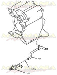 Waterpump Side Bypass Pipe - Genuine (NA6 1989-1993)